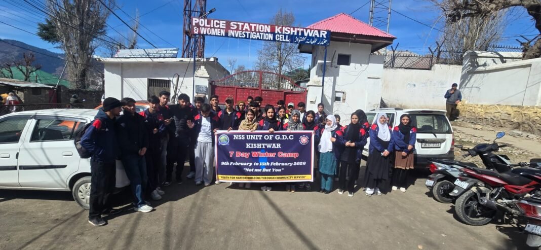 NSS Winter Camp Day 6: Students of GDC Kishtwar Visit Police Station for Legal Literacy